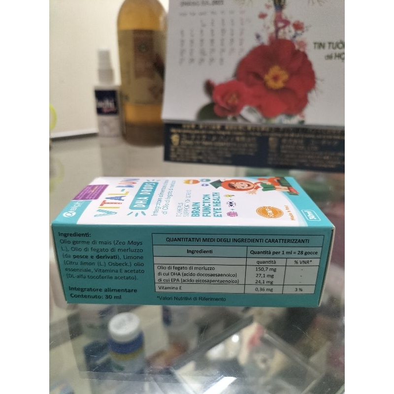 VITAL-BUN DHA DROPS bổ sung DHA từ Dầu gan cá