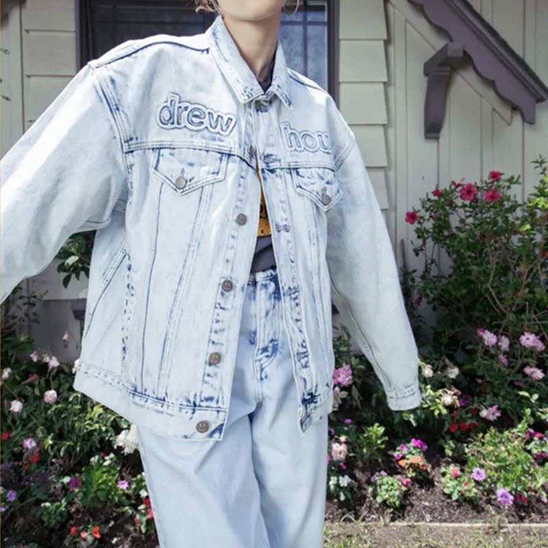 Áo bò "Drew House x FireOnFire" jean.