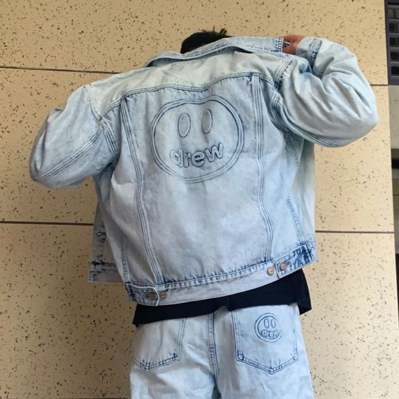 Áo bò "Drew House x FireOnFire" jean.