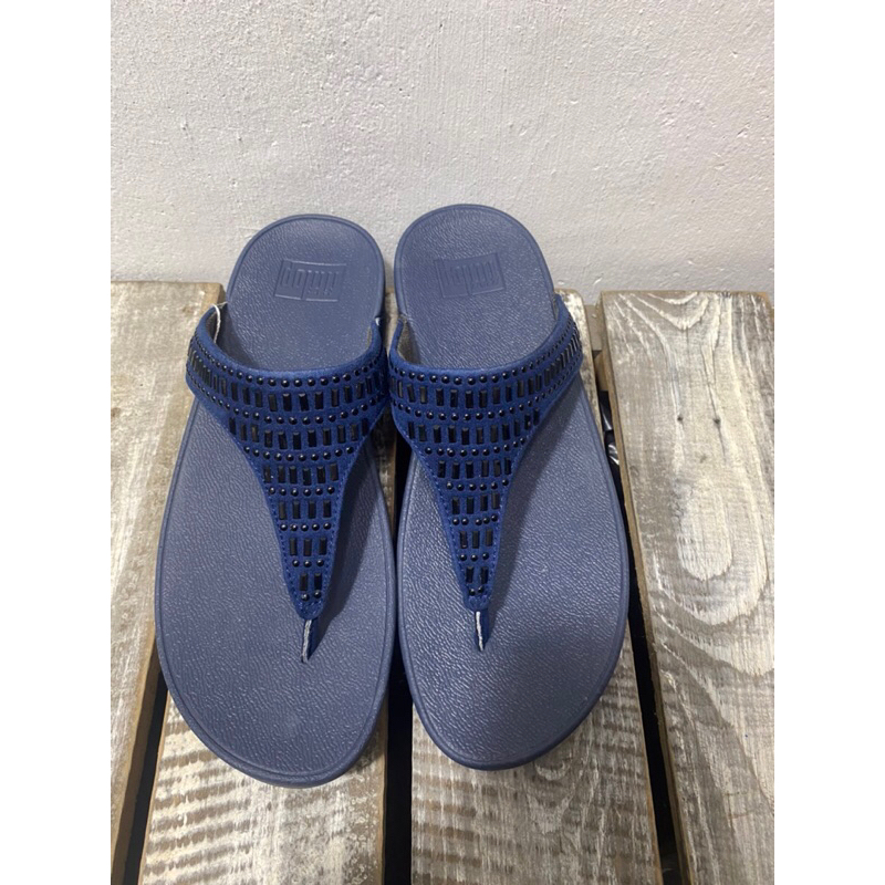 Dép Fitflop Đính Đá Đế Cao Su Mang Êm Chân Dành Cho Mọi Lứa Tuổi