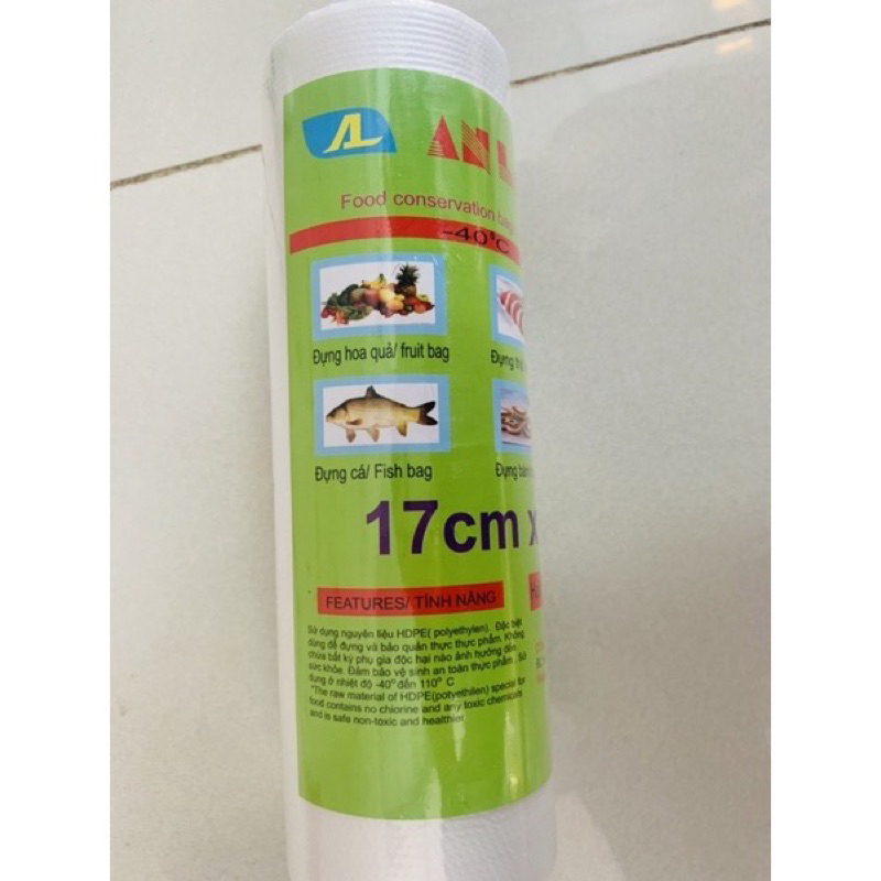 Cuộn Túi Đựng Thực Phẩm An Lành 3 Kích Thước cm