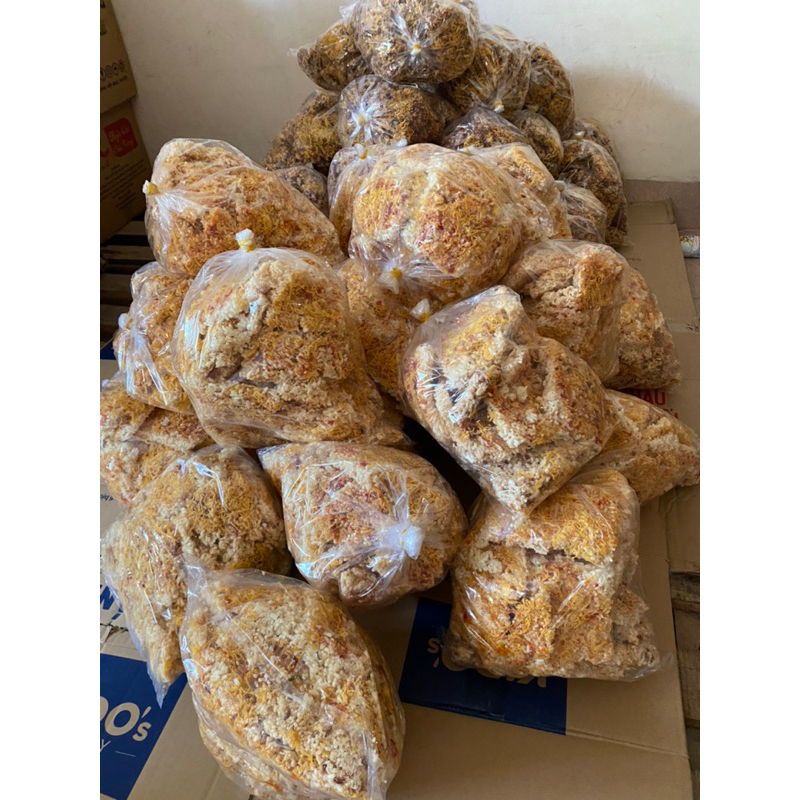 Túi 4 miếng cơm cháy chà bông xù