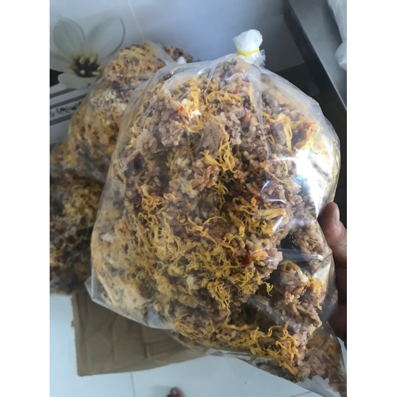 Túi 4 miếng cơm cháy chà bông xù