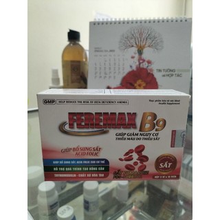 FEREMAX B9 giảm nguy cơ thiếu máu do thiếu sắt