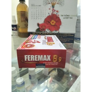 FEREMAX B9 giảm nguy cơ thiếu máu do thiếu sắt