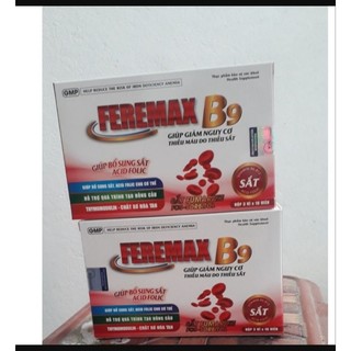 FEREMAX B9 giảm nguy cơ thiếu máu do thiếu sắt
