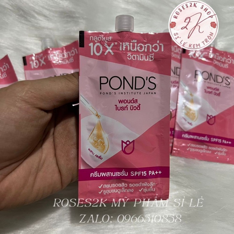 Hộp Ponds Gói 6 tuýp Hàng Chuẩn Thái Lan-Roses2k
