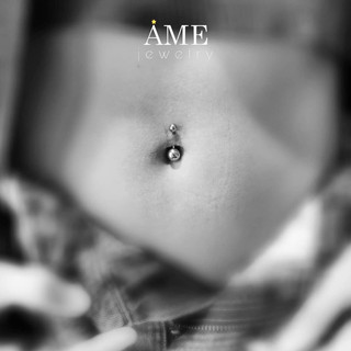 Khuyên Xỏ Rốn Bạc Ý Sterling 925 Basic Circle [AME JEWELRY]
