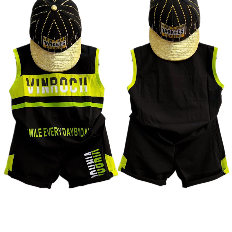 Bộ thun sát nách bé trai PETIT