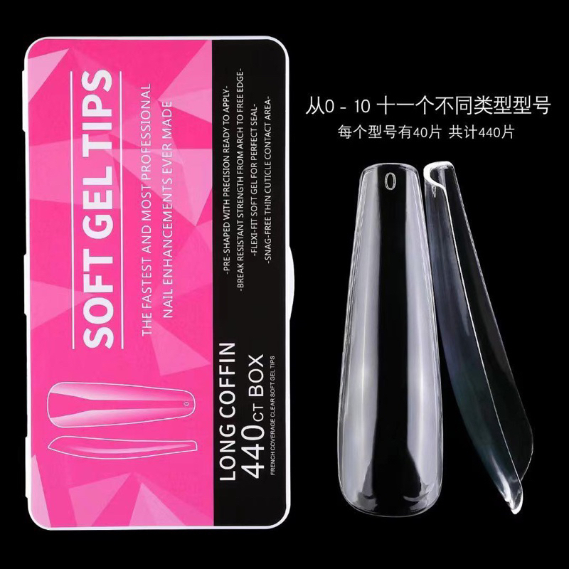 Móng SOFT GEL TIPS dẻo dai đủ form
