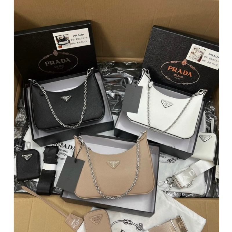 Sét bra da xước kèm túi nhỏ full box - HANA BAG
