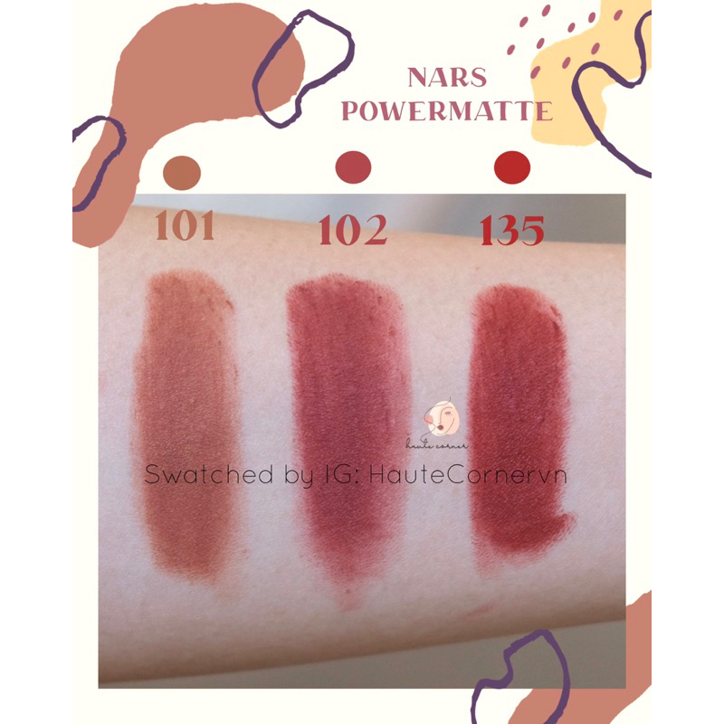 Son lì NARS powermatte