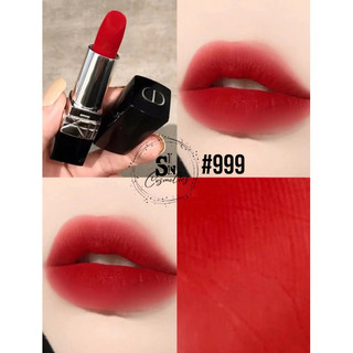 ❤️[SON THỎI DIOR CÁC LOẠI] Son DIOR ROUGE VELVET LIPSTICK màu 999 PHIÊN BẢN MỚI NHẤT 2021 SIÊU ĐẸP ❤️