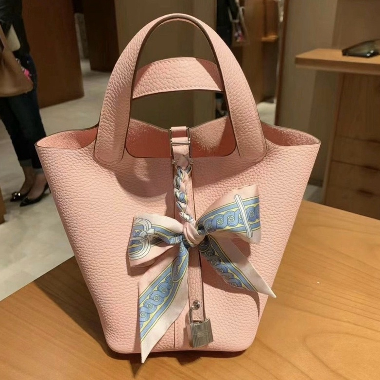 Túi xách nữ đẹp da thật cao cấp H.M Pico.tin 18 hàng nguyên bản VIP full phụ kiện box nam châm