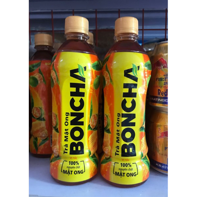 Lốc 6 chai Trà Boncha Đủ vị (Việt Quất/Chanh Mật Ong/Tắc Mật Ong)- chai nhựa 450ml