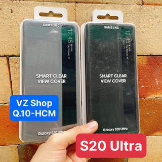 Chính hãng- Bao da Smart Clear View Cover cho Galaxy S20 Ultra