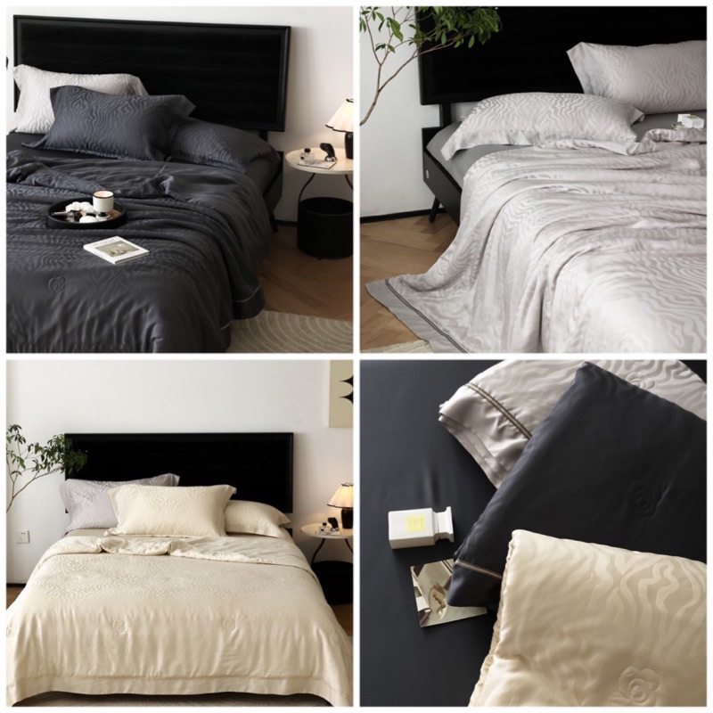 Bộ Chăn Ga Gối Lụa Tencel Silk Tơ Tằm