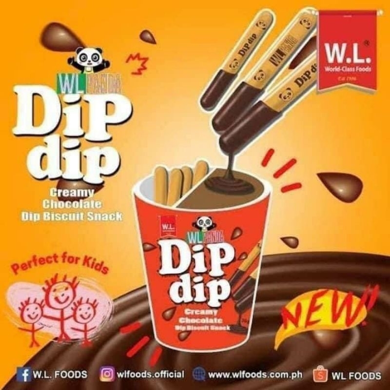 bánh que chấm Socola Dip dip 1 hộp 30g
