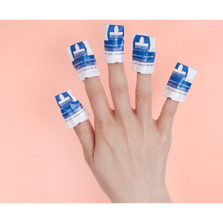 Hộp giấy ủ tháo sơn gel 60pcs