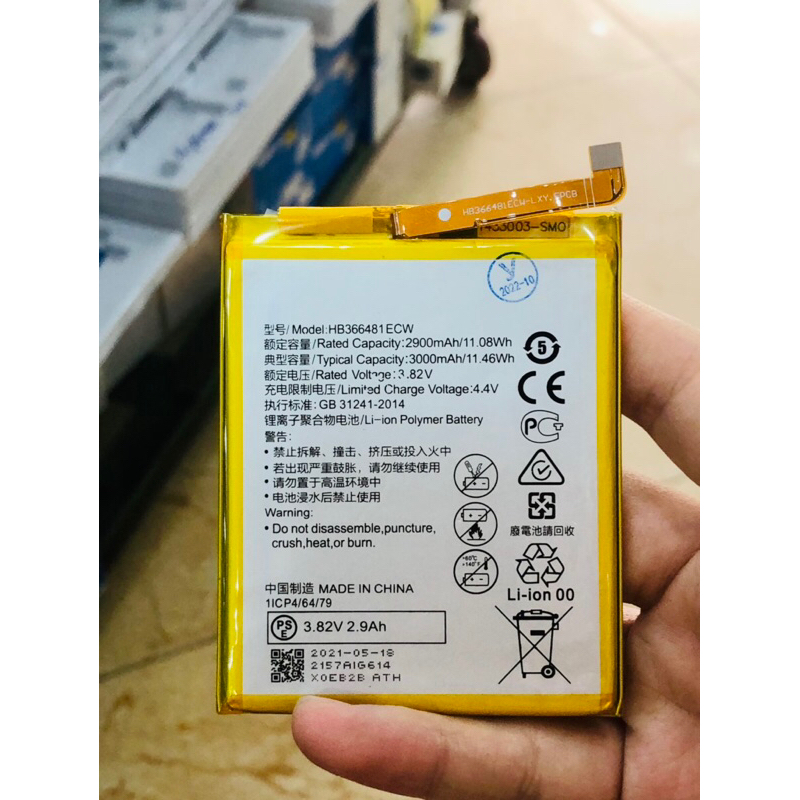 Pin Huawei Nova 3e / P9 / P9 Lite / P10 Lite / P8 Lite (HB366481ECW)