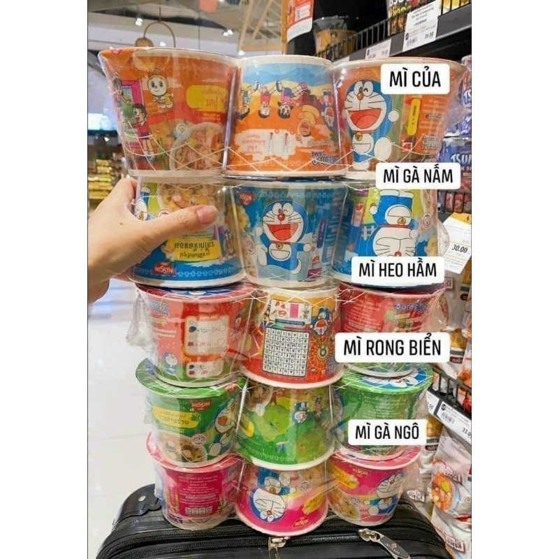 mì nissin doremon mì ăn liền trẻ em lốc 6 hộp