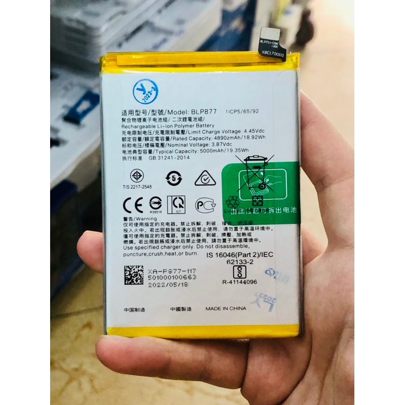 Pin Realme C35, Realme 8i (BLP877)