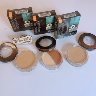 Kem nền bánh clio tone 02, 03, 031 che khuyết điểm clio kamaflage foundation 17g