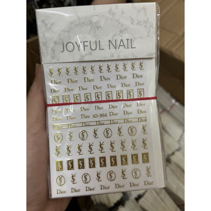 Sticker trang trí móng tay