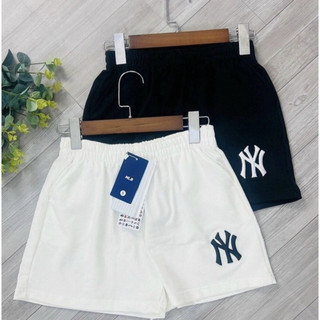 Quần đùi MLB NY xuất phông cotton 100% cao cấp mền mịn không xù lông không bai giãn