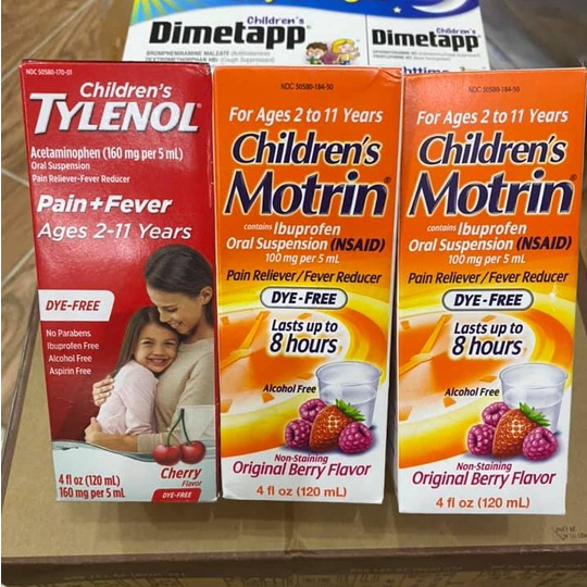 Siro Trẻ Em Vị Anh Đào Týlénol - Siro Trái Cây Cherryy Mỹ Cho Bé