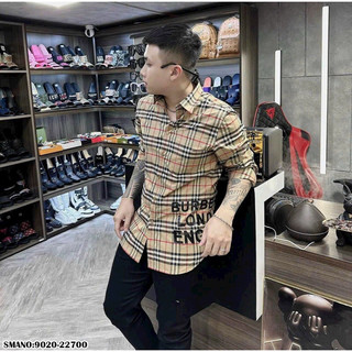Sơ Mi Kẻ bbr in chữ hot