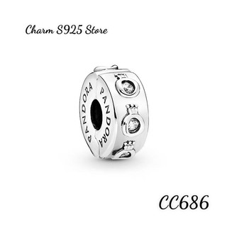 CHARM PAN ALE KHOÁ CHẶN VƯƠNG MIỆN NỔI BẠC S925 THUẦN KHIẾT HÀNG CAO CẤP