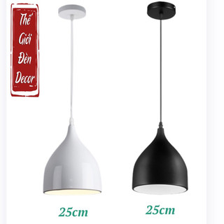 Chao đèn trang trí T044 , đèn thả giọt nước 25cm decor bàn ăn,quán cafe,nhà hàng