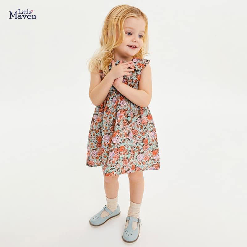 Váy hoa nhí bé gái
