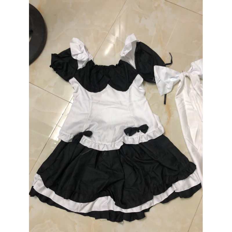 Maid Nơ phong cách lolita hàng có sẵn