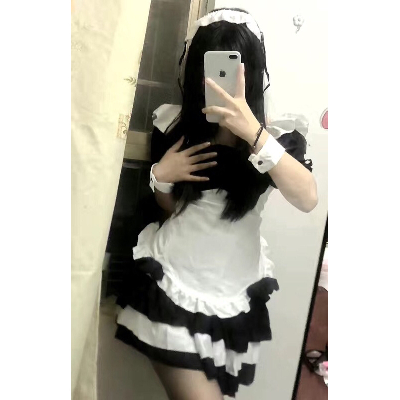 Maid Nơ phong cách lolita hàng có sẵn