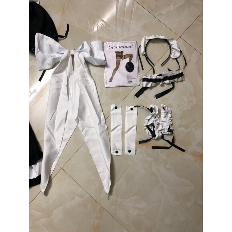 Maid Nơ phong cách lolita hàng có sẵn