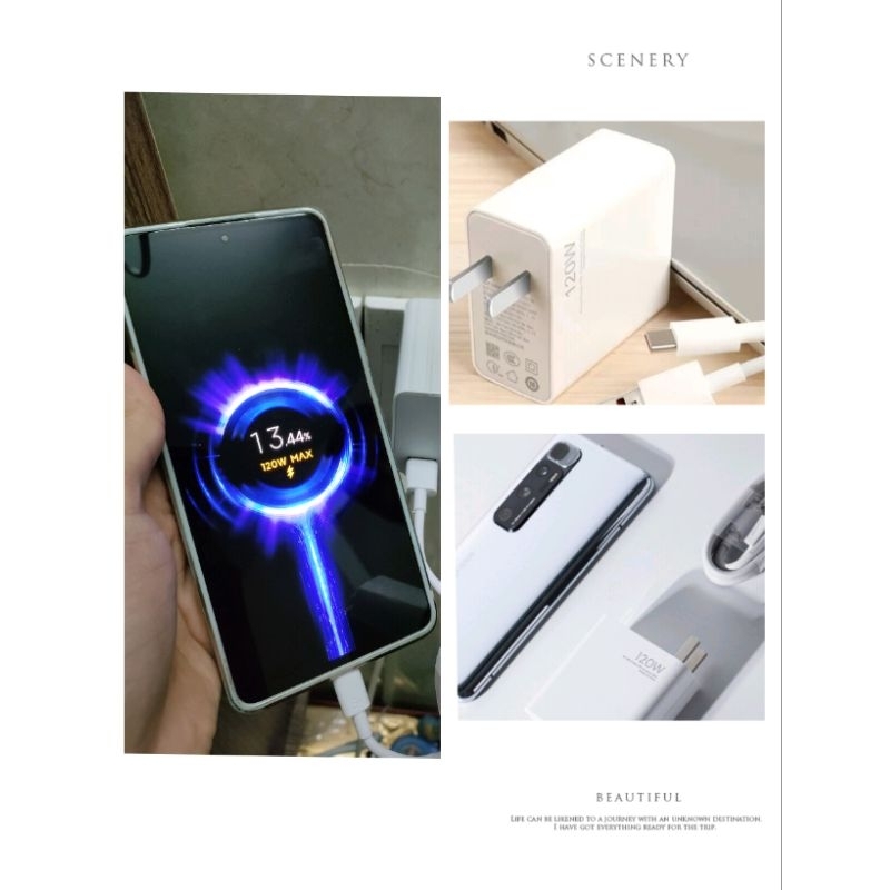 Sạc xiaomi 120w  siêu nhanh chạy nhị phân