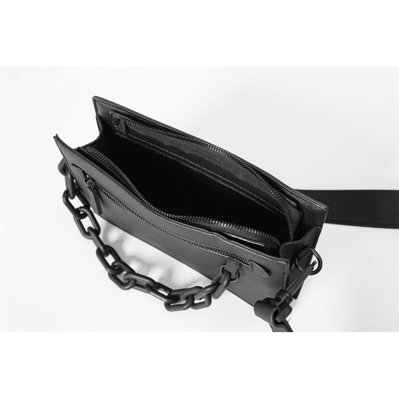 Túi đeo chéo ,túi đeo vai nam nữ hộp vuông da pu cao cấp thời trang Hàn quốc TDC01