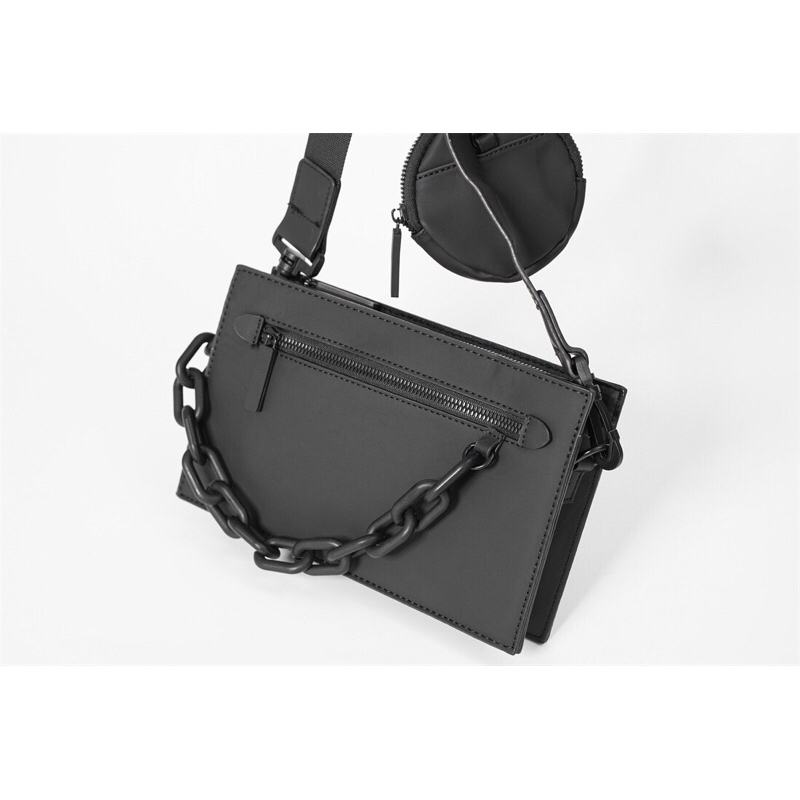 Túi đeo chéo ,túi đeo vai nam nữ hộp vuông da pu cao cấp thời trang Hàn quốc TDC01