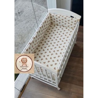 Trọn bộ quây đệm cũi cho bé (may theo kích thước yêu cầu)