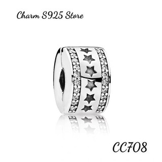 CHARM PAN ALE BẠC S925 THUẦN KHIẾT KHOÁ CHẶN NGÔI SAO HÀNG CAO CẤP