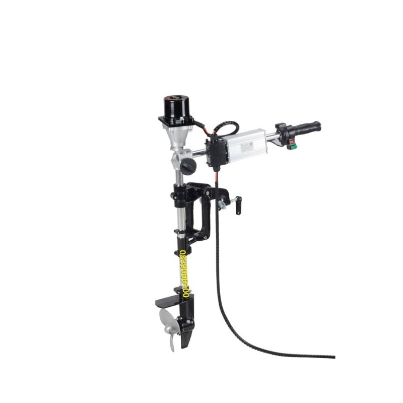 Động cơ điện chạy Thuyền Xuồng Bơm Hơi, 12V500W - 24V800W. Máy chạy Thuyền bằng bình acquy