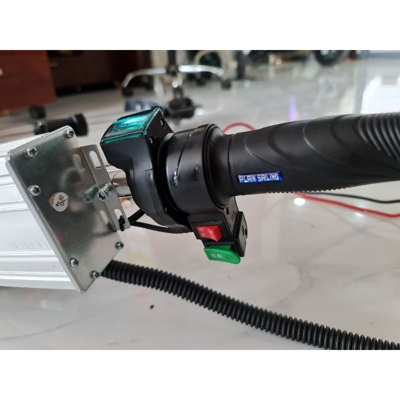 Động cơ điện chạy Thuyền Xuồng Bơm Hơi, 12V500W - 24V800W. Máy chạy Thuyền bằng bình acquy