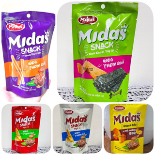 COMBO 10 gói Snack Midass MIX NGẪU NHIÊN, snack túi đứng 30g, bim bim Midass - Hằng Đại
