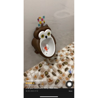 Bô tiểu đứng cho bé trai hình con 🦉 Cú