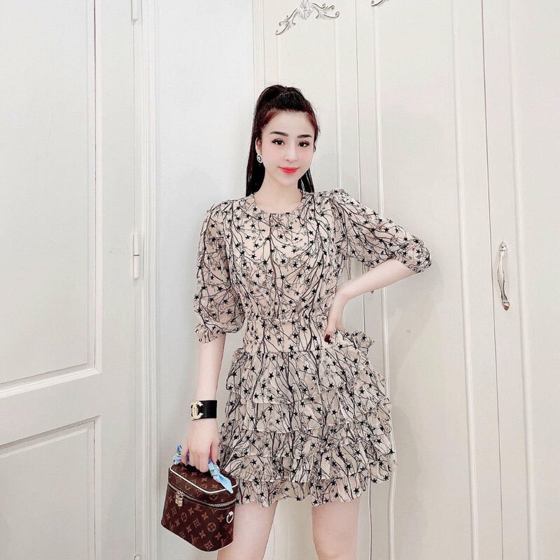 🍒ĐẦM XOÈ TẦNG TAY LỠ NHẸ NHÀNG▪️DUYÊN DÁNG