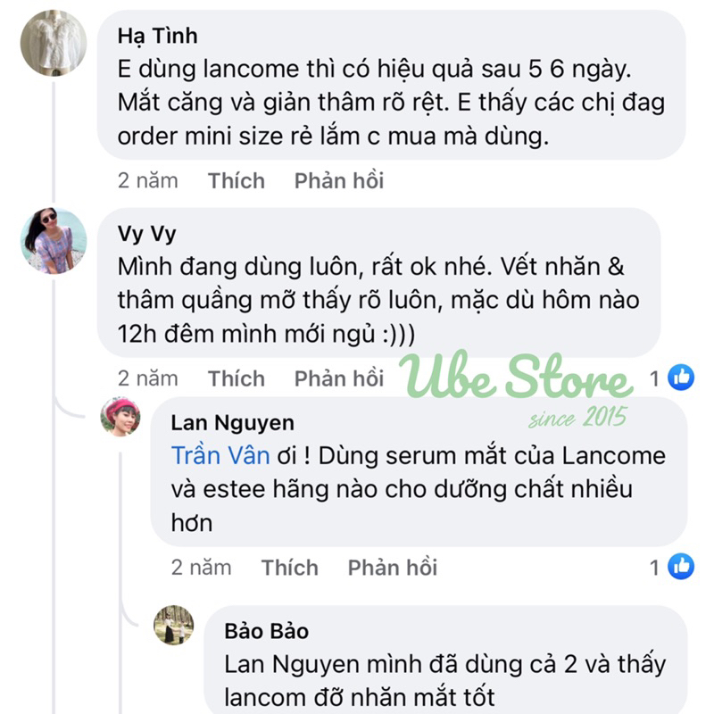 KEM MẮT GIẢM THÂM, CHỐNG LÃO HOÁ LANCOME ADVANCED GÉNIFIQUE YEUX 5ML