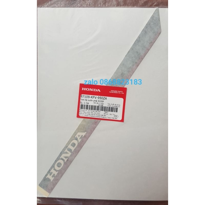 Tách lẻ bộ tem xe Dream Việt 2002 Honda