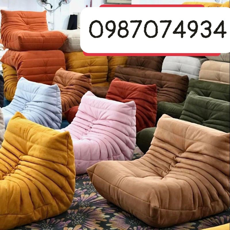Ghế togo sẵn số lượng đủ 50 màu !